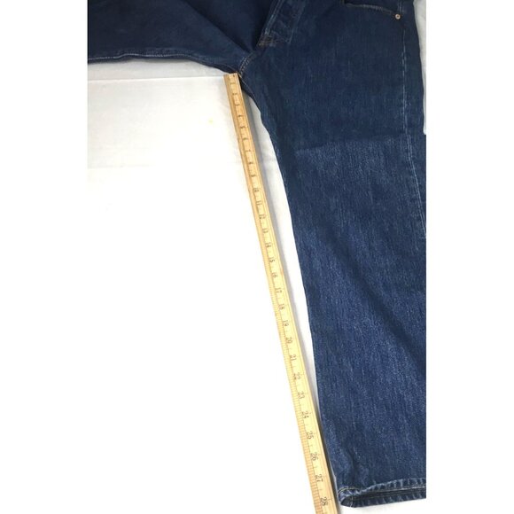 Levis 501 Jeans Mens 38x30 Blue Denim Straight Leg Button Fly Classic Fit - Picture 16 of 16